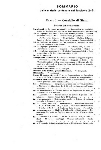 La giustizia amministrativa raccolta di decisioni e pareri del Consiglio di Stato, decisioni della Corte dei conti, sentenze della Cassazione di Roma, e decisioni delle Giunte provinciali amministrative