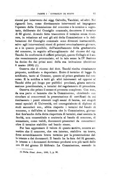 La giustizia amministrativa raccolta di decisioni e pareri del Consiglio di Stato, decisioni della Corte dei conti, sentenze della Cassazione di Roma, e decisioni delle Giunte provinciali amministrative