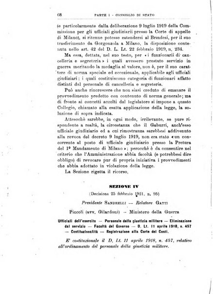 La giustizia amministrativa raccolta di decisioni e pareri del Consiglio di Stato, decisioni della Corte dei conti, sentenze della Cassazione di Roma, e decisioni delle Giunte provinciali amministrative