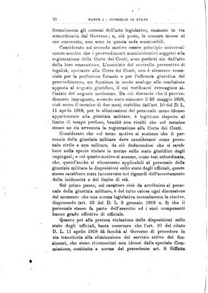 La giustizia amministrativa raccolta di decisioni e pareri del Consiglio di Stato, decisioni della Corte dei conti, sentenze della Cassazione di Roma, e decisioni delle Giunte provinciali amministrative