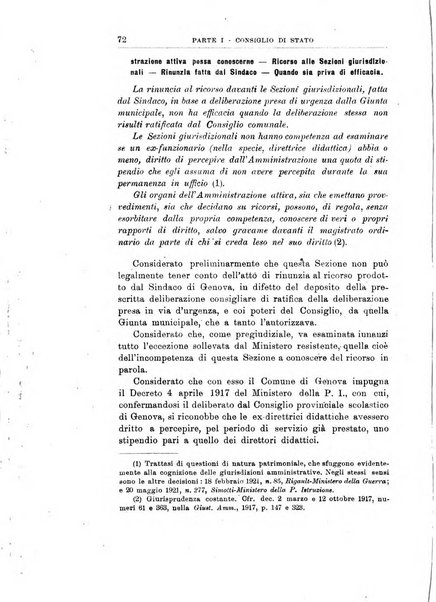 La giustizia amministrativa raccolta di decisioni e pareri del Consiglio di Stato, decisioni della Corte dei conti, sentenze della Cassazione di Roma, e decisioni delle Giunte provinciali amministrative