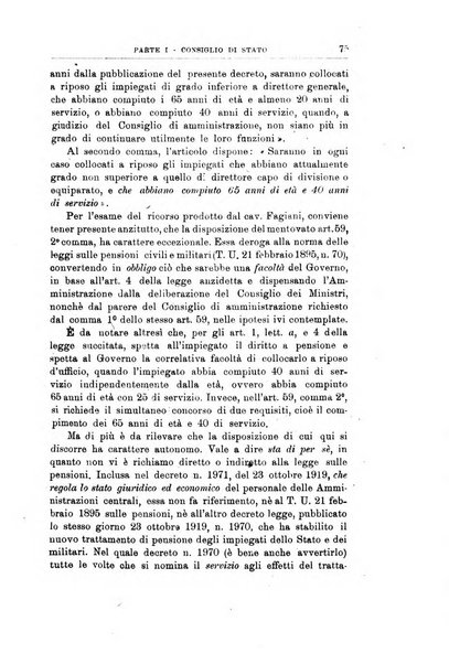 La giustizia amministrativa raccolta di decisioni e pareri del Consiglio di Stato, decisioni della Corte dei conti, sentenze della Cassazione di Roma, e decisioni delle Giunte provinciali amministrative