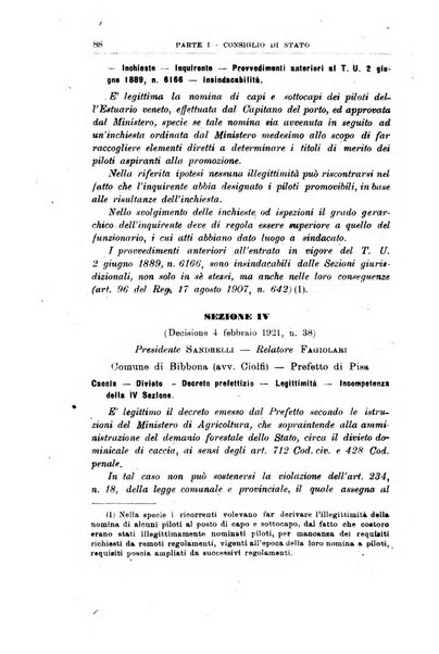 La giustizia amministrativa raccolta di decisioni e pareri del Consiglio di Stato, decisioni della Corte dei conti, sentenze della Cassazione di Roma, e decisioni delle Giunte provinciali amministrative