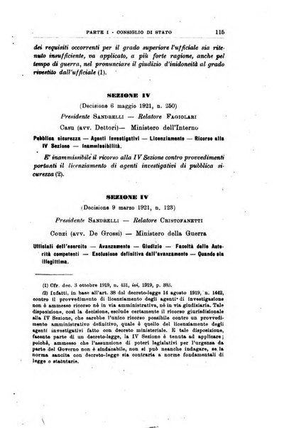 La giustizia amministrativa raccolta di decisioni e pareri del Consiglio di Stato, decisioni della Corte dei conti, sentenze della Cassazione di Roma, e decisioni delle Giunte provinciali amministrative