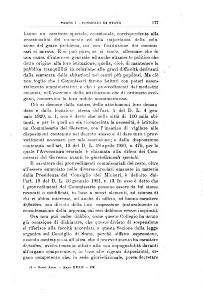 La giustizia amministrativa raccolta di decisioni e pareri del Consiglio di Stato, decisioni della Corte dei conti, sentenze della Cassazione di Roma, e decisioni delle Giunte provinciali amministrative