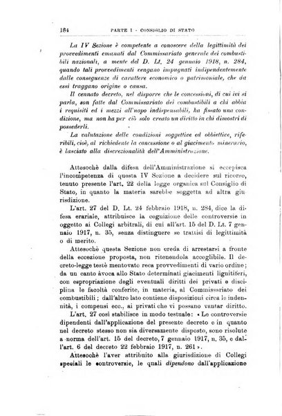 La giustizia amministrativa raccolta di decisioni e pareri del Consiglio di Stato, decisioni della Corte dei conti, sentenze della Cassazione di Roma, e decisioni delle Giunte provinciali amministrative