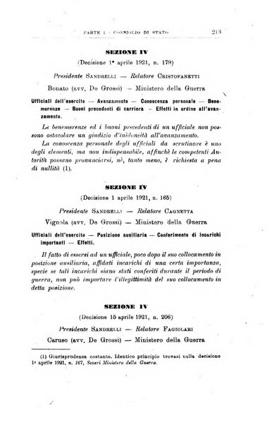 La giustizia amministrativa raccolta di decisioni e pareri del Consiglio di Stato, decisioni della Corte dei conti, sentenze della Cassazione di Roma, e decisioni delle Giunte provinciali amministrative