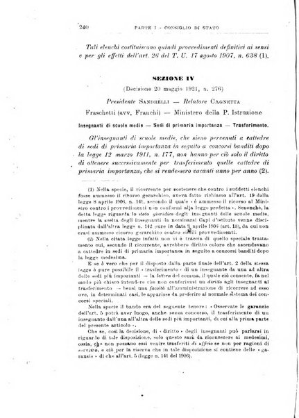 La giustizia amministrativa raccolta di decisioni e pareri del Consiglio di Stato, decisioni della Corte dei conti, sentenze della Cassazione di Roma, e decisioni delle Giunte provinciali amministrative