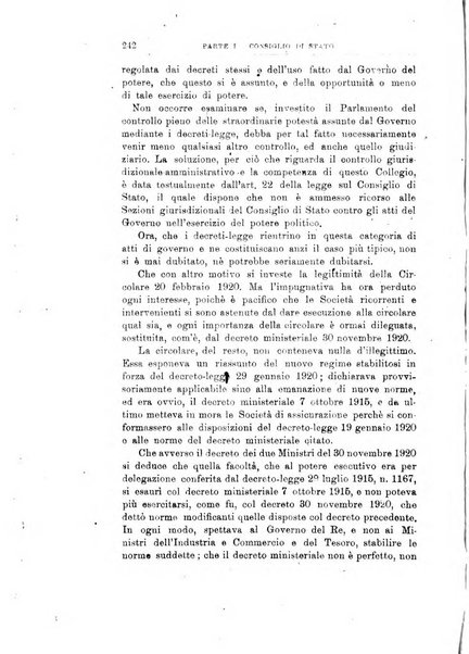 La giustizia amministrativa raccolta di decisioni e pareri del Consiglio di Stato, decisioni della Corte dei conti, sentenze della Cassazione di Roma, e decisioni delle Giunte provinciali amministrative