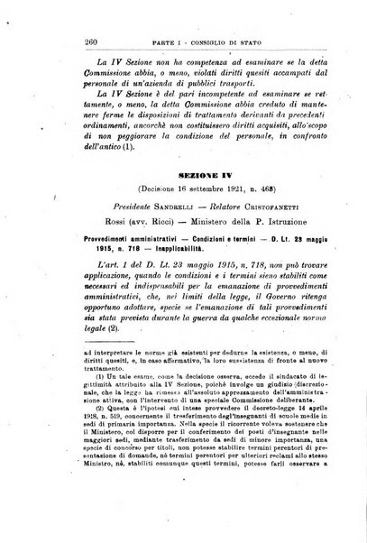 La giustizia amministrativa raccolta di decisioni e pareri del Consiglio di Stato, decisioni della Corte dei conti, sentenze della Cassazione di Roma, e decisioni delle Giunte provinciali amministrative