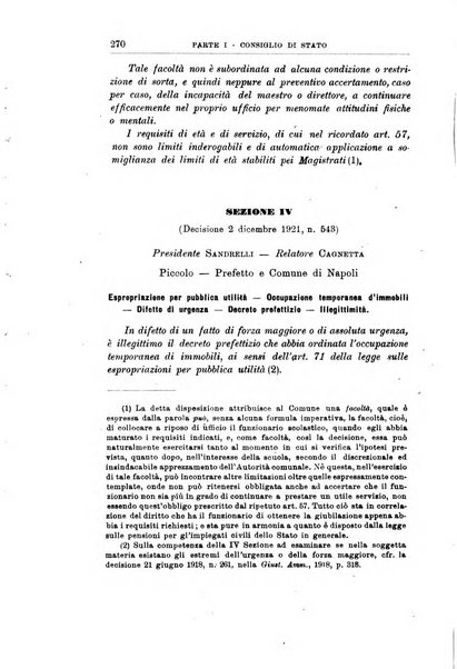 La giustizia amministrativa raccolta di decisioni e pareri del Consiglio di Stato, decisioni della Corte dei conti, sentenze della Cassazione di Roma, e decisioni delle Giunte provinciali amministrative