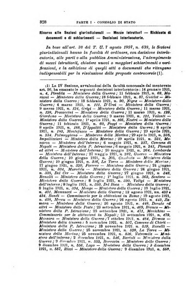 La giustizia amministrativa raccolta di decisioni e pareri del Consiglio di Stato, decisioni della Corte dei conti, sentenze della Cassazione di Roma, e decisioni delle Giunte provinciali amministrative