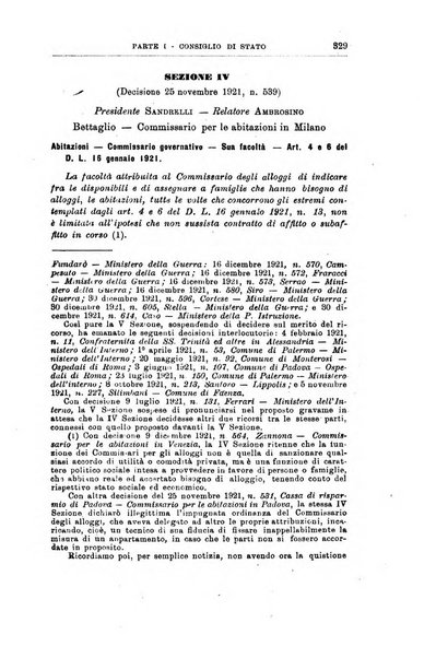 La giustizia amministrativa raccolta di decisioni e pareri del Consiglio di Stato, decisioni della Corte dei conti, sentenze della Cassazione di Roma, e decisioni delle Giunte provinciali amministrative