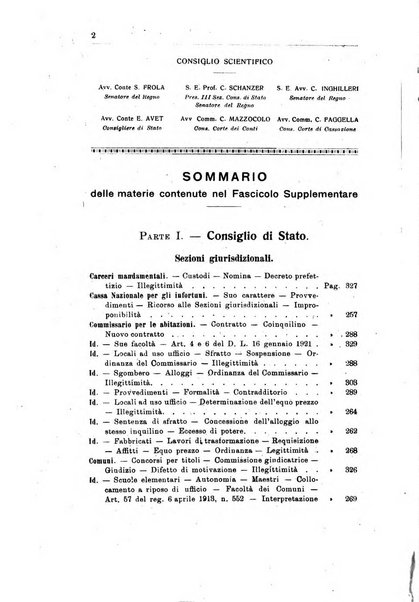 La giustizia amministrativa raccolta di decisioni e pareri del Consiglio di Stato, decisioni della Corte dei conti, sentenze della Cassazione di Roma, e decisioni delle Giunte provinciali amministrative