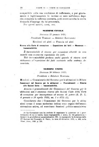 La giustizia amministrativa raccolta di decisioni e pareri del Consiglio di Stato, decisioni della Corte dei conti, sentenze della Cassazione di Roma, e decisioni delle Giunte provinciali amministrative