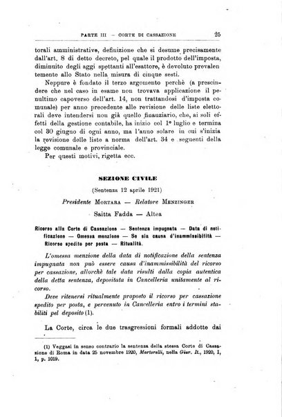 La giustizia amministrativa raccolta di decisioni e pareri del Consiglio di Stato, decisioni della Corte dei conti, sentenze della Cassazione di Roma, e decisioni delle Giunte provinciali amministrative