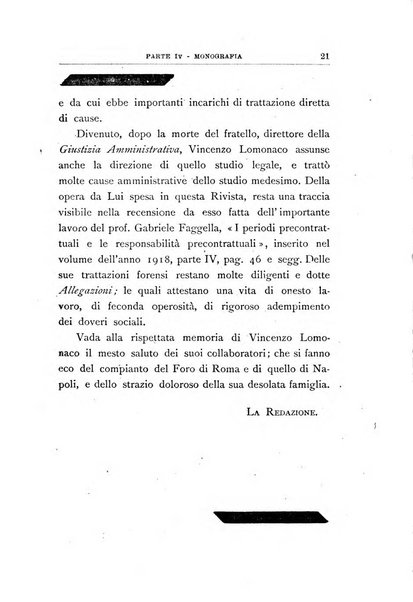 La giustizia amministrativa raccolta di decisioni e pareri del Consiglio di Stato, decisioni della Corte dei conti, sentenze della Cassazione di Roma, e decisioni delle Giunte provinciali amministrative