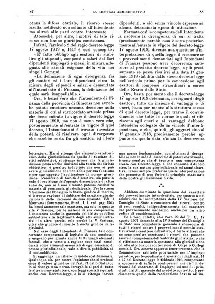 La giustizia amministrativa raccolta di decisioni e pareri del Consiglio di Stato, decisioni della Corte dei conti, sentenze della Cassazione di Roma, e decisioni delle Giunte provinciali amministrative