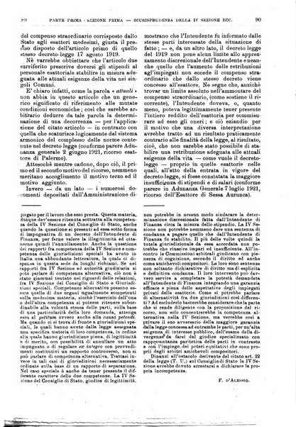 La giustizia amministrativa raccolta di decisioni e pareri del Consiglio di Stato, decisioni della Corte dei conti, sentenze della Cassazione di Roma, e decisioni delle Giunte provinciali amministrative