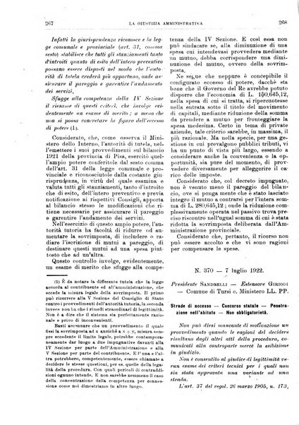 La giustizia amministrativa raccolta di decisioni e pareri del Consiglio di Stato, decisioni della Corte dei conti, sentenze della Cassazione di Roma, e decisioni delle Giunte provinciali amministrative