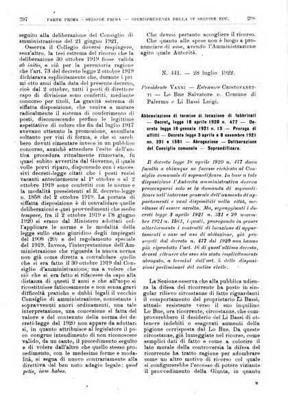 La giustizia amministrativa raccolta di decisioni e pareri del Consiglio di Stato, decisioni della Corte dei conti, sentenze della Cassazione di Roma, e decisioni delle Giunte provinciali amministrative