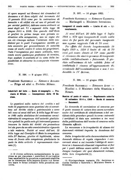 La giustizia amministrativa raccolta di decisioni e pareri del Consiglio di Stato, decisioni della Corte dei conti, sentenze della Cassazione di Roma, e decisioni delle Giunte provinciali amministrative