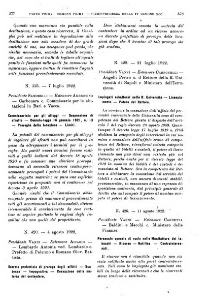 La giustizia amministrativa raccolta di decisioni e pareri del Consiglio di Stato, decisioni della Corte dei conti, sentenze della Cassazione di Roma, e decisioni delle Giunte provinciali amministrative