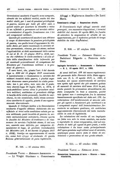 La giustizia amministrativa raccolta di decisioni e pareri del Consiglio di Stato, decisioni della Corte dei conti, sentenze della Cassazione di Roma, e decisioni delle Giunte provinciali amministrative