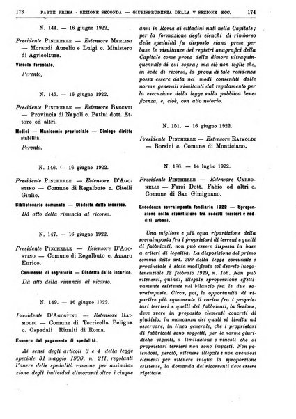 La giustizia amministrativa raccolta di decisioni e pareri del Consiglio di Stato, decisioni della Corte dei conti, sentenze della Cassazione di Roma, e decisioni delle Giunte provinciali amministrative