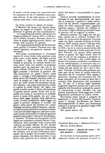 La giustizia amministrativa raccolta di decisioni e pareri del Consiglio di Stato, decisioni della Corte dei conti, sentenze della Cassazione di Roma, e decisioni delle Giunte provinciali amministrative