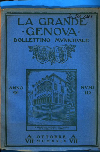 La grande Genova bollettino municipale