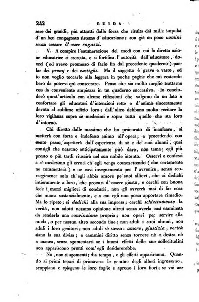 Guida dell'educatore foglio mensuale redatto da Raffaello Lambruschini