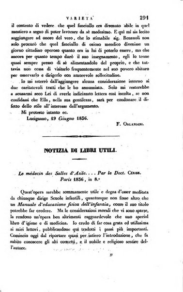 Guida dell'educatore foglio mensuale redatto da Raffaello Lambruschini