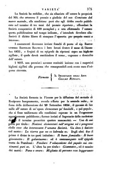 Guida dell'educatore foglio mensuale redatto da Raffaello Lambruschini