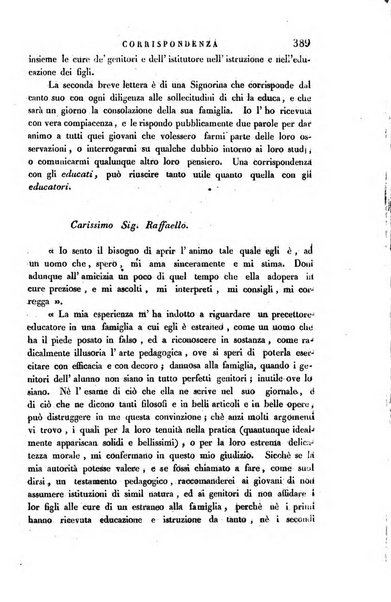 Guida dell'educatore foglio mensuale redatto da Raffaello Lambruschini