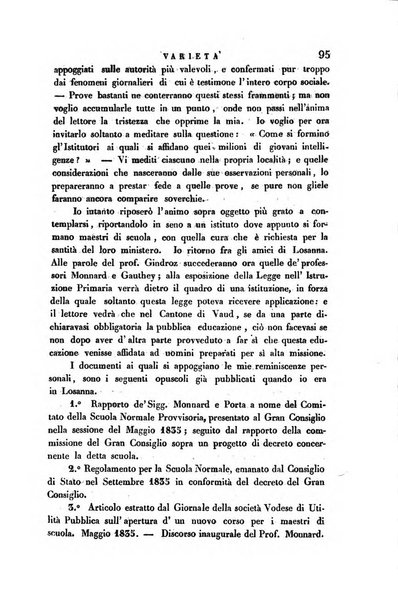 Guida dell'educatore foglio mensuale redatto da Raffaello Lambruschini