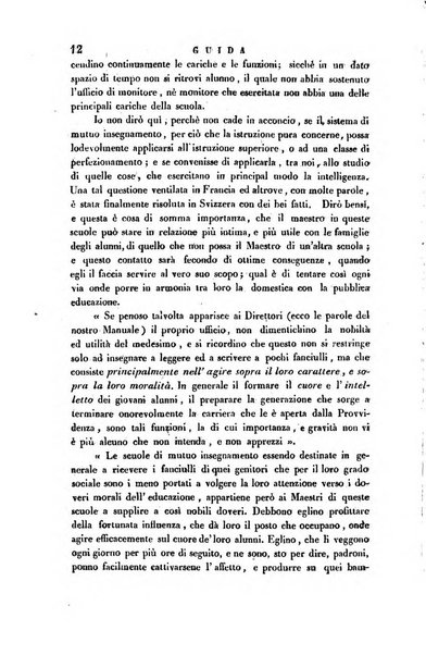 Guida dell'educatore foglio mensuale redatto da Raffaello Lambruschini