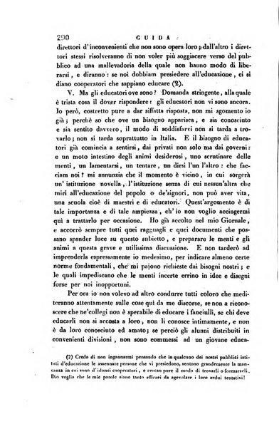 Guida dell'educatore foglio mensuale redatto da Raffaello Lambruschini