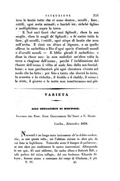 Guida dell'educatore foglio mensuale redatto da Raffaello Lambruschini