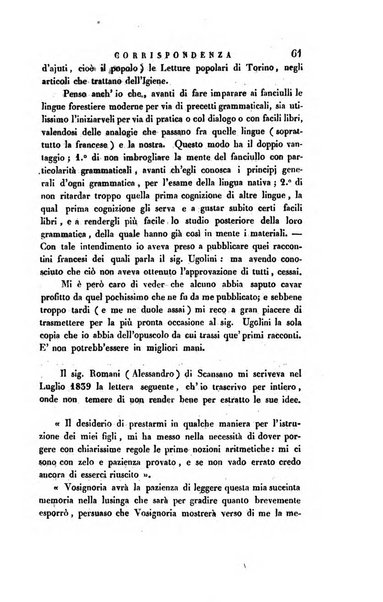 Guida dell'educatore foglio mensuale redatto da Raffaello Lambruschini