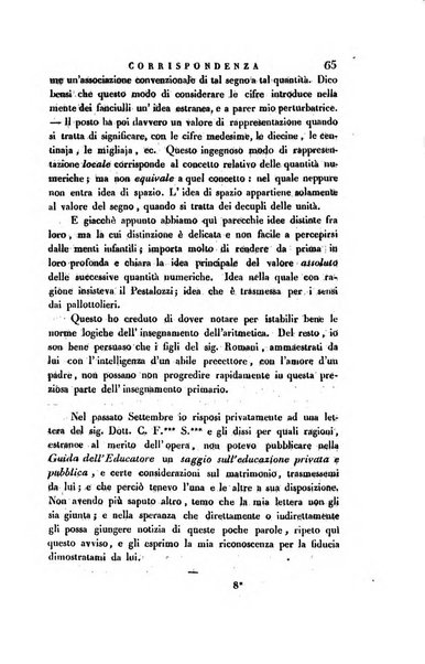 Guida dell'educatore foglio mensuale redatto da Raffaello Lambruschini