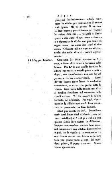 Guida dell'educatore foglio mensuale redatto da Raffaello Lambruschini