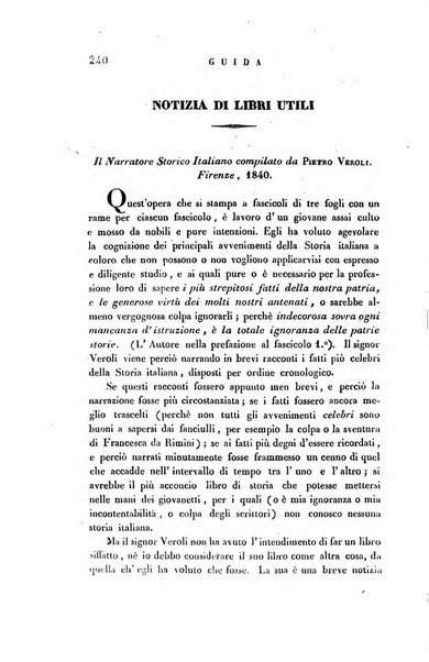 Guida dell'educatore foglio mensuale redatto da Raffaello Lambruschini