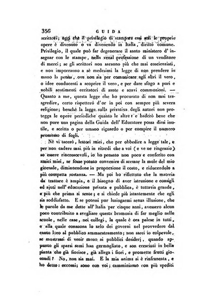 Guida dell'educatore foglio mensuale redatto da Raffaello Lambruschini