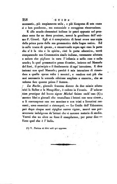 Guida dell'educatore foglio mensuale redatto da Raffaello Lambruschini