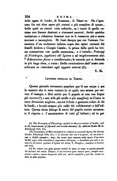 Guida dell'educatore foglio mensuale redatto da Raffaello Lambruschini