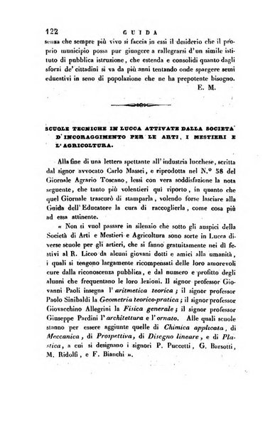 Guida dell'educatore foglio mensuale redatto da Raffaello Lambruschini