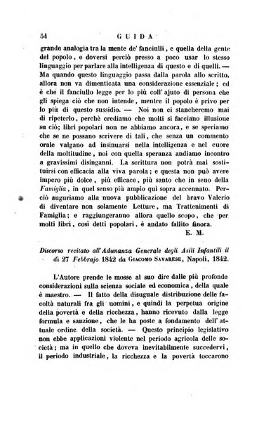 Guida dell'educatore foglio mensuale redatto da Raffaello Lambruschini