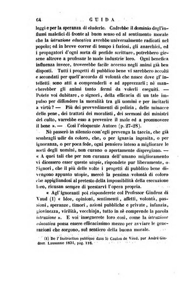 Guida dell'educatore foglio mensuale redatto da Raffaello Lambruschini