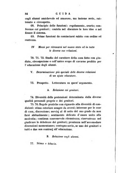 Guida dell'educatore foglio mensuale redatto da Raffaello Lambruschini